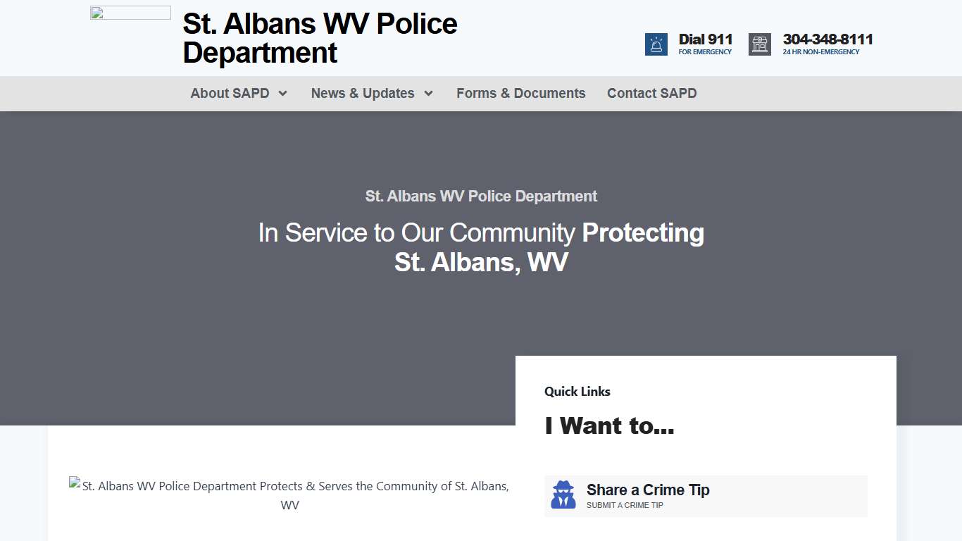 St. Albans WV Police Department - St. Albans, West Virginia